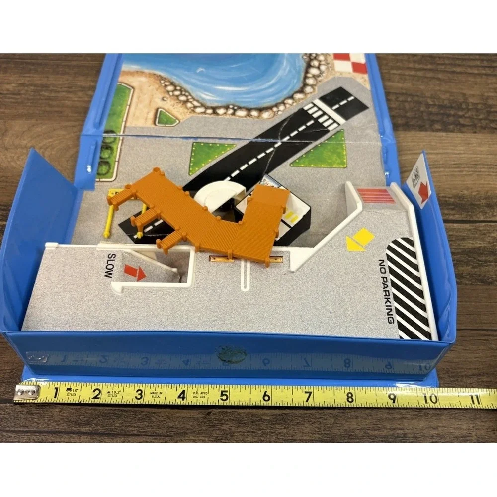 Vintage Micro Machines Marina Airport Playset Bridge Sign Building